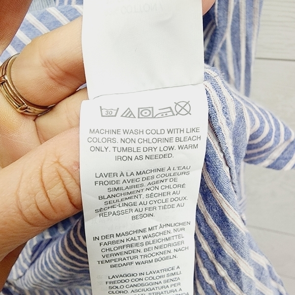 J. Crew Striped Blouse - Picture 9 of 9